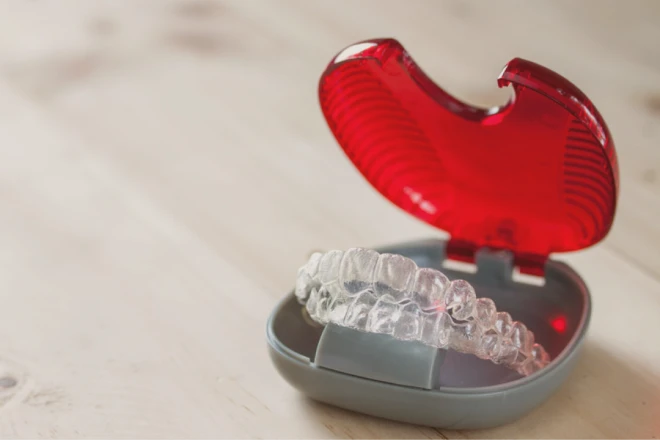 Appareil orthodontique au cabinet du Dr Agathe Chevalier : orthodontie Châteaugiron